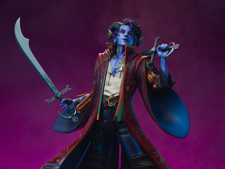 Critical Role Mighty Nein Mollymauk Tealeaf Statue Gallery Image 1