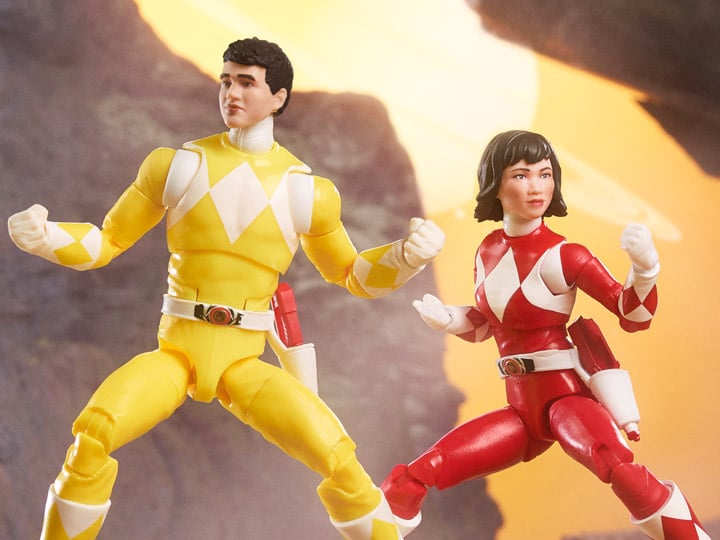 Mighty Morphin Power Rangers Lightning Collection Boom Comics Red & Yellow Ranger "Swap" Two-Pack Gallery Image 1