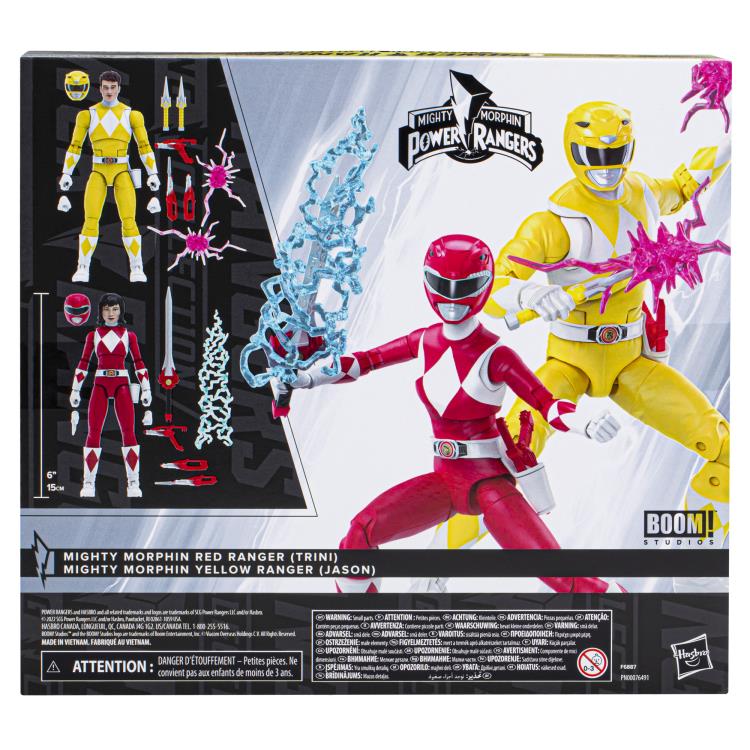 Mighty Morphin Power Rangers Lightning Collection Boom Comics Red & Yellow Ranger "Swap" Two-Pack Gallery Image 17
