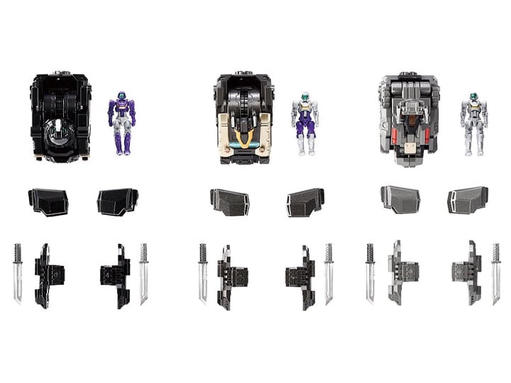 Diaclone TM-21 Tactical Mover EX Core & Armament Wave 1 Set Gallery Image 1