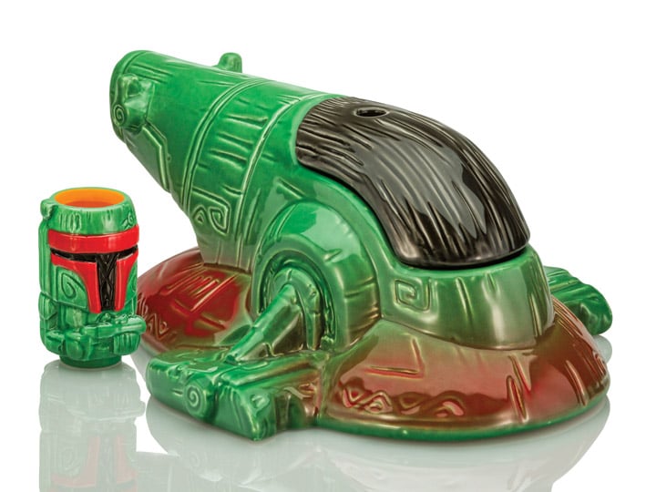 Star Wars Boba Fett's Starship Geeki Tikis Punch Bowl with Boba Fett Mini Muglet Gallery Image 1