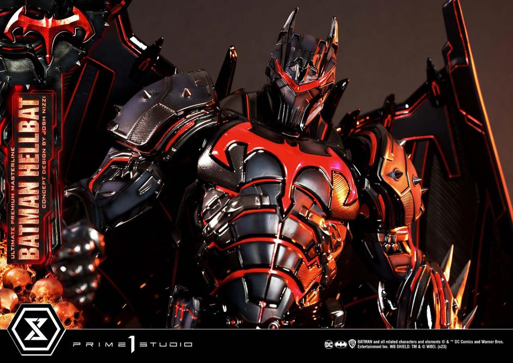 DC Comics Ultimate Premium Masterline Batman (Hellbat Ver.) 1/4 Scale Statue Gallery Image 14