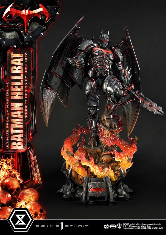DC Comics Ultimate Premium Masterline Batman (Hellbat Ver.) 1/4 Scale Statue Gallery Image 9