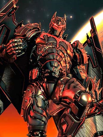 DC Comics Ultimate Premium Masterline Batman (Hellbat Ver.) 1/4 Scale Statue Gallery Image 2