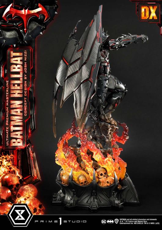 DC Comics Ultimate Premium Masterline Batman (Hellbat Ver.) Deluxe 1/4 Scale Limited Edition Statue (With Bonus) Gallery Image 61