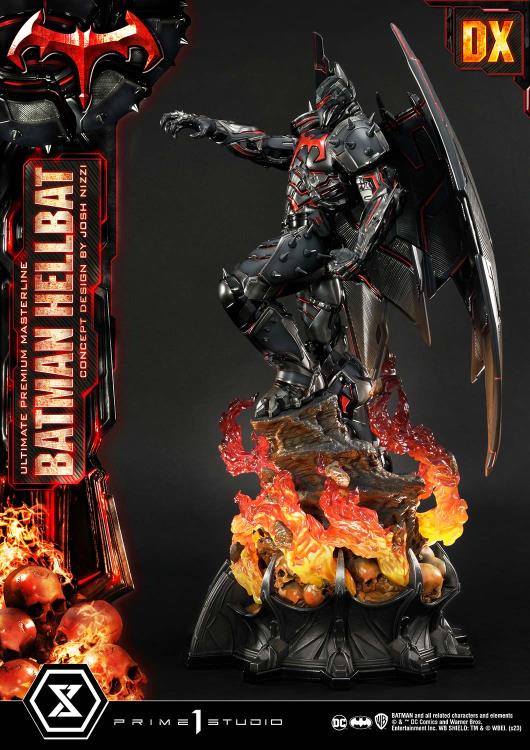 DC Comics Ultimate Premium Masterline Batman (Hellbat Ver.) Deluxe 1/4 Scale Limited Edition Statue (With Bonus) Gallery Image 57