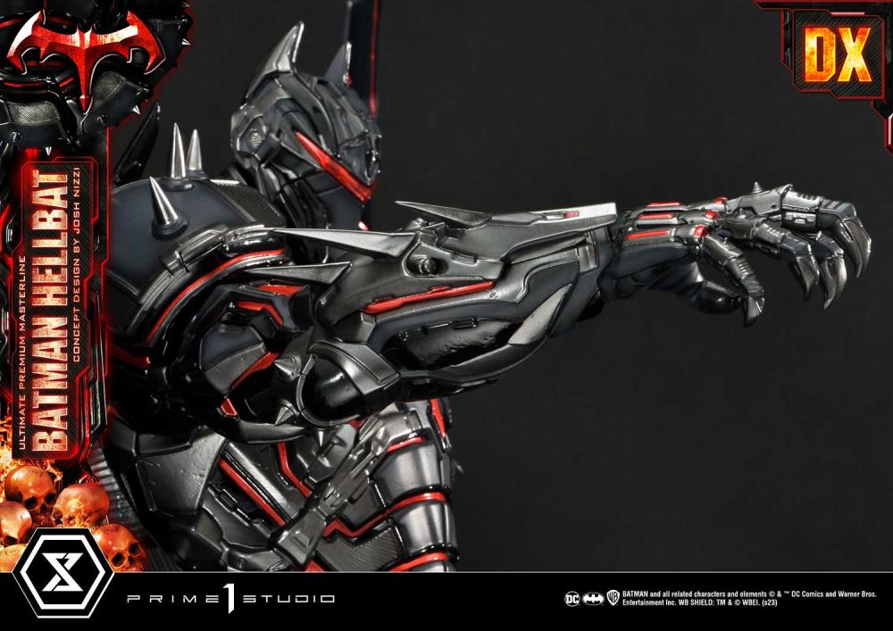 DC Comics Ultimate Premium Masterline Batman (Hellbat Ver.) Deluxe 1/4 Scale Limited Edition Statue (With Bonus) Gallery Image 77