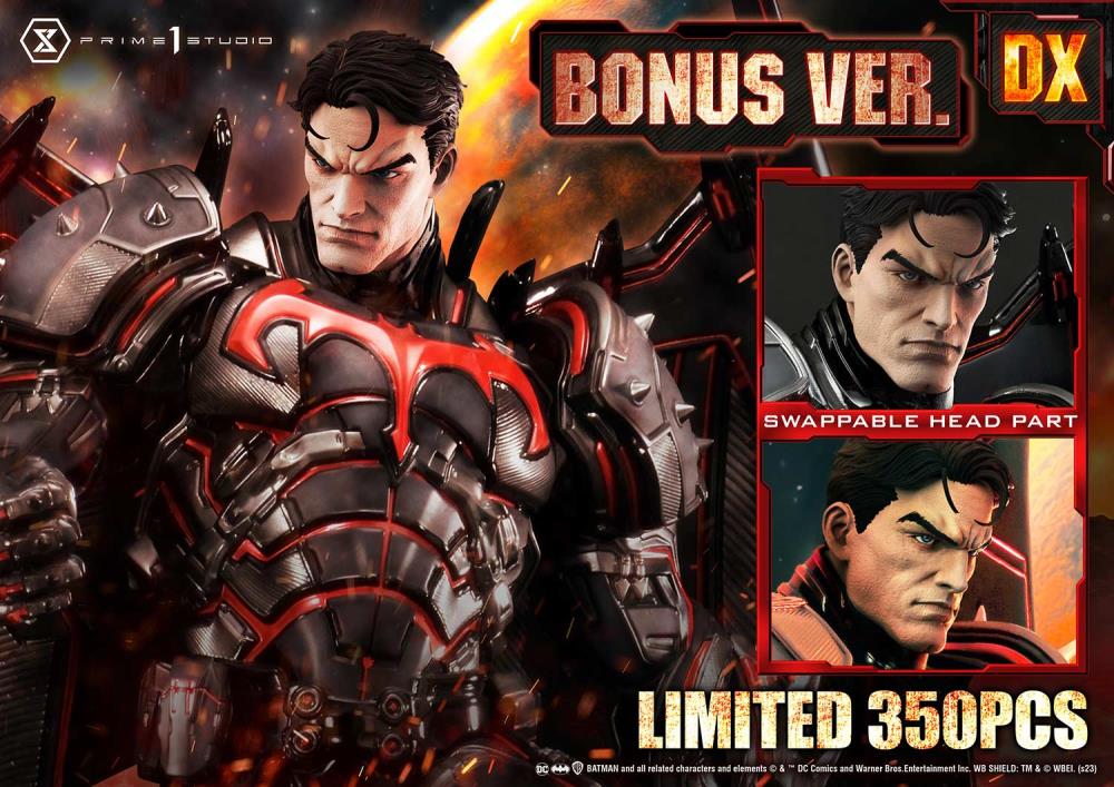 DC Comics Ultimate Premium Masterline Batman (Hellbat Ver.) Deluxe 1/4 Scale Limited Edition Statue (With Bonus) Gallery Image 3