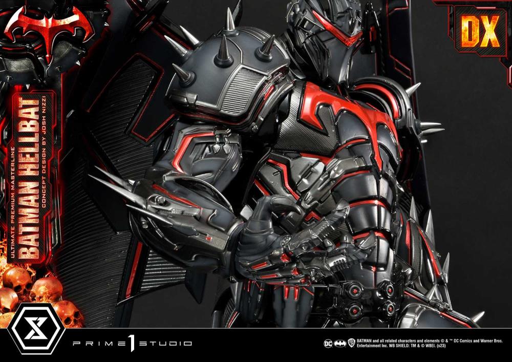 DC Comics Ultimate Premium Masterline Batman (Hellbat Ver.) Deluxe 1/4 Scale Limited Edition Statue (With Bonus) Gallery Image 72