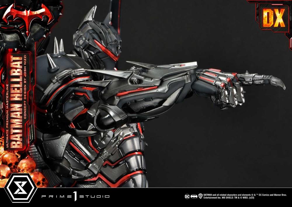 DC Comics Ultimate Premium Masterline Batman (Hellbat Ver.) Deluxe 1/4 Scale Limited Edition Statue (With Bonus) Gallery Image 75