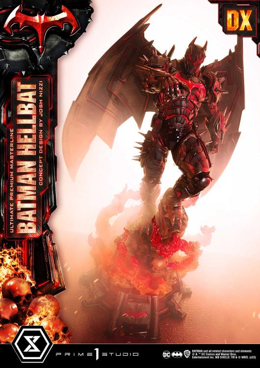 DC Comics Ultimate Premium Masterline Batman (Hellbat Ver.) Deluxe 1/4 Scale Limited Edition Statue (With Bonus) Gallery Image 22