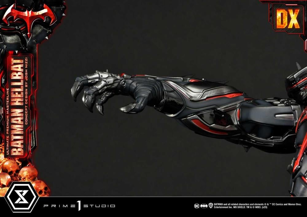 DC Comics Ultimate Premium Masterline Batman (Hellbat Ver.) Deluxe 1/4 Scale Limited Edition Statue (With Bonus) Gallery Image 78