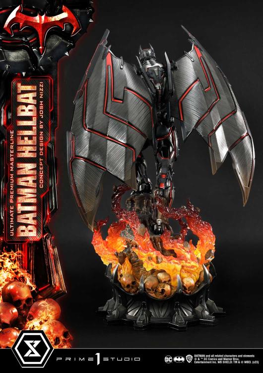 DC Comics Ultimate Premium Masterline Batman (Hellbat Ver.) Deluxe 1/4 Scale Limited Edition Statue (With Bonus) Gallery Image 59