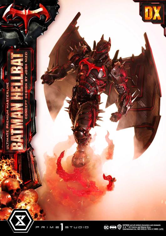 DC Comics Ultimate Premium Masterline Batman (Hellbat Ver.) Deluxe 1/4 Scale Limited Edition Statue (With Bonus) Gallery Image 18