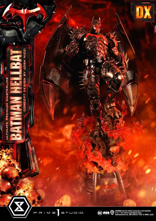 DC Comics Ultimate Premium Masterline Batman (Hellbat Ver.) Deluxe 1/4 Scale Limited Edition Statue (With Bonus) Gallery Image 30