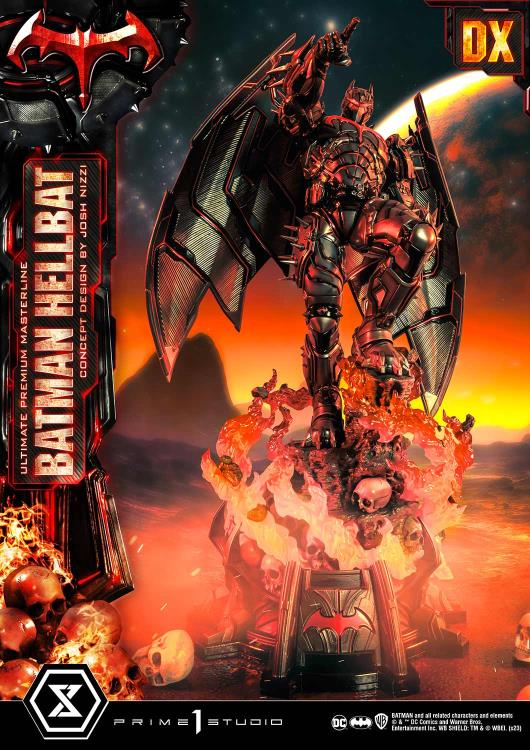 DC Comics Ultimate Premium Masterline Batman (Hellbat Ver.) Deluxe 1/4 Scale Limited Edition Statue (With Bonus) Gallery Image 5