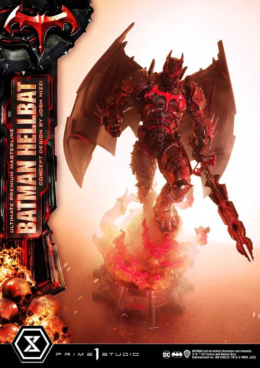DC Comics Ultimate Premium Masterline Batman (Hellbat Ver.) Deluxe 1/4 Scale Limited Edition Statue (With Bonus) Gallery Image 24