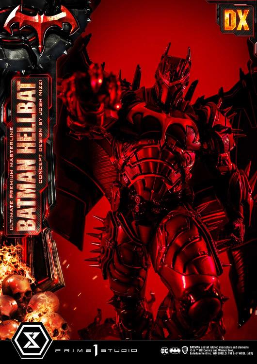 DC Comics Ultimate Premium Masterline Batman (Hellbat Ver.) Deluxe 1/4 Scale Limited Edition Statue (With Bonus) Gallery Image 45