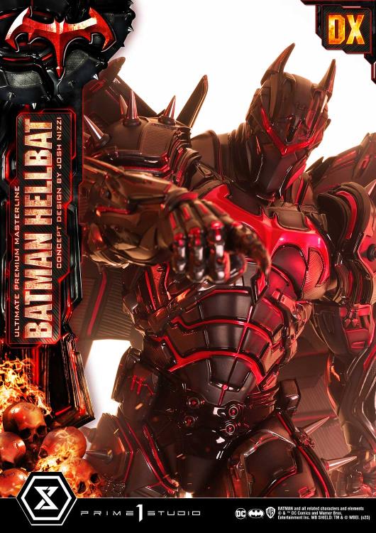 DC Comics Ultimate Premium Masterline Batman (Hellbat Ver.) Deluxe 1/4 Scale Limited Edition Statue (With Bonus) Gallery Image 21
