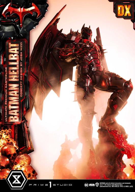 DC Comics Ultimate Premium Masterline Batman (Hellbat Ver.) Deluxe 1/4 Scale Limited Edition Statue (With Bonus) Gallery Image 19