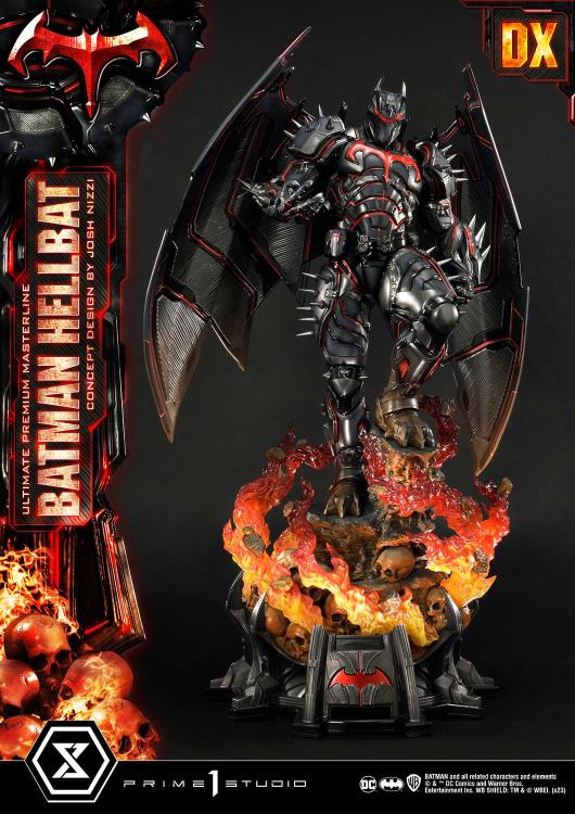DC Comics Ultimate Premium Masterline Batman (Hellbat Ver.) Deluxe 1/4 Scale Limited Edition Statue (With Bonus) Gallery Image 54