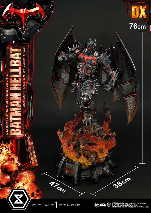 DC Comics Ultimate Premium Masterline Batman (Hellbat Ver.) Deluxe 1/4 Scale Limited Edition Statue (With Bonus) Gallery Image 65