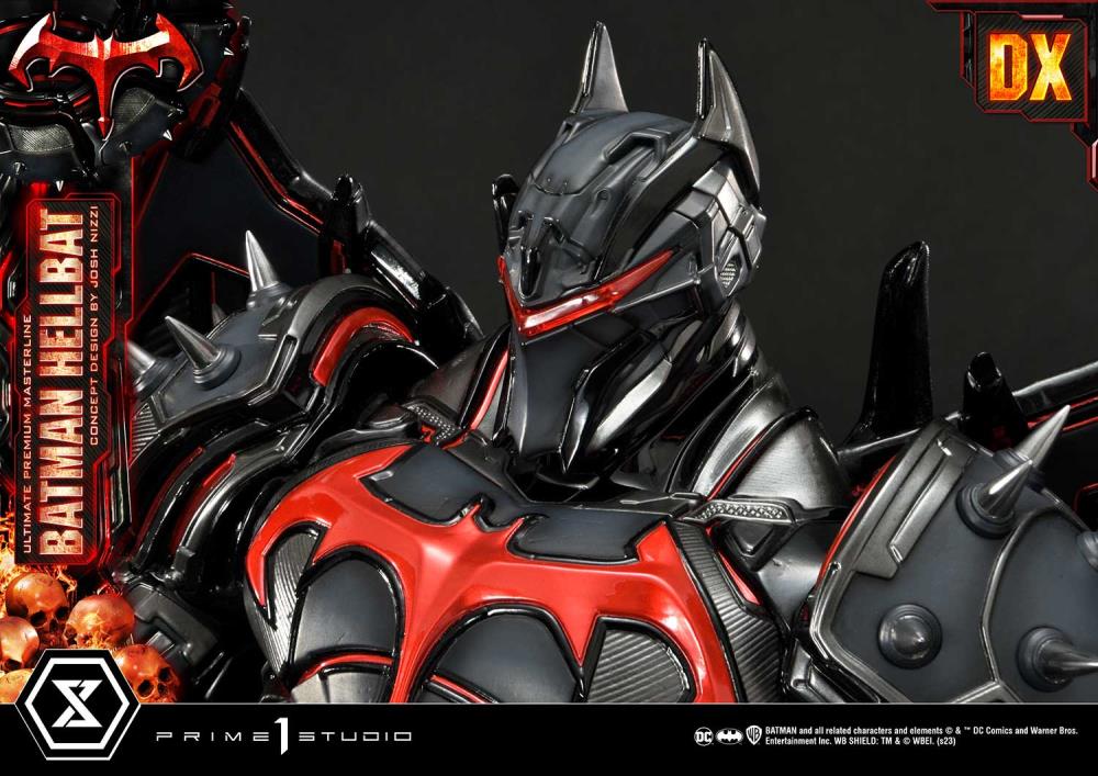 DC Comics Ultimate Premium Masterline Batman (Hellbat Ver.) Deluxe 1/4 Scale Limited Edition Statue (With Bonus) Gallery Image 70