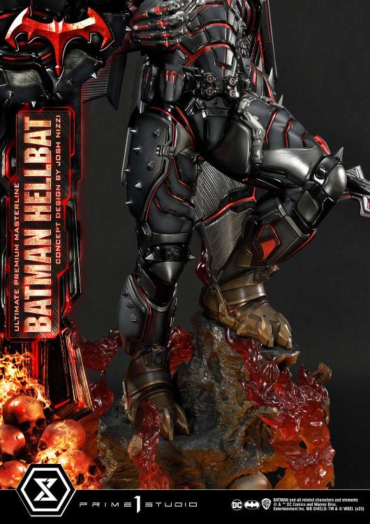 DC Comics Ultimate Premium Masterline Batman (Hellbat Ver.) Deluxe 1/4 Scale Limited Edition Statue (With Bonus) Gallery Image 85