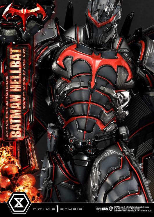 DC Comics Ultimate Premium Masterline Batman (Hellbat Ver.) Deluxe 1/4 Scale Limited Edition Statue (With Bonus) Gallery Image 84