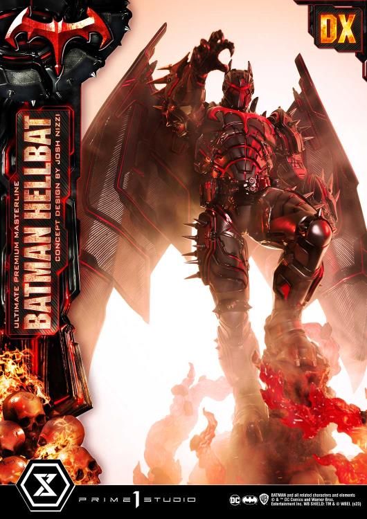 DC Comics Ultimate Premium Masterline Batman (Hellbat Ver.) Deluxe 1/4 Scale Limited Edition Statue (With Bonus) Gallery Image 23