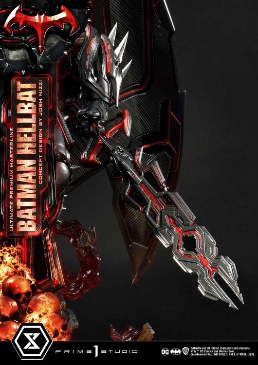 DC Comics Ultimate Premium Masterline Batman (Hellbat Ver.) Deluxe 1/4 Scale Limited Edition Statue (With Bonus) Gallery Image 87