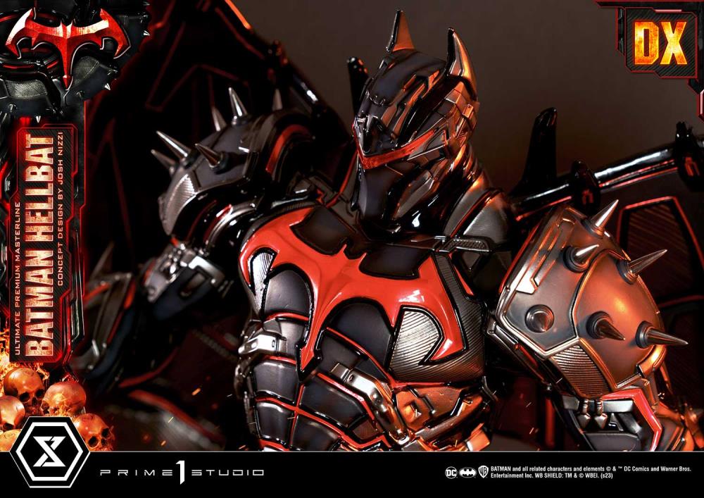 DC Comics Ultimate Premium Masterline Batman (Hellbat Ver.) Deluxe 1/4 Scale Limited Edition Statue (With Bonus) Gallery Image 69