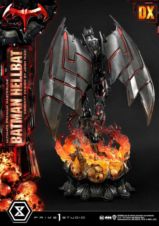 DC Comics Ultimate Premium Masterline Batman (Hellbat Ver.) Deluxe 1/4 Scale Limited Edition Statue (With Bonus) Gallery Image 58