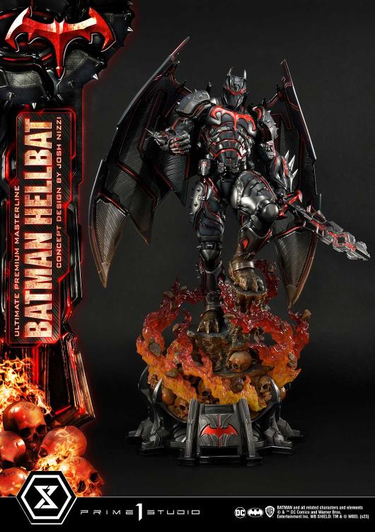 DC Comics Ultimate Premium Masterline Batman (Hellbat Ver.) Deluxe 1/4 Scale Limited Edition Statue (With Bonus) Gallery Image 64