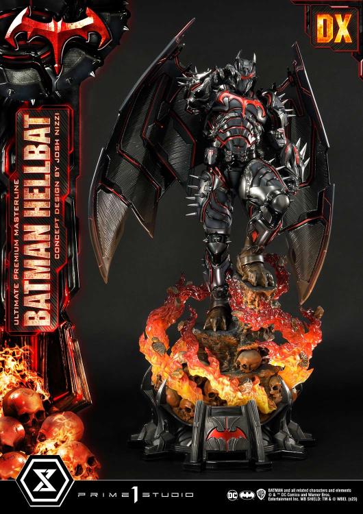 DC Comics Ultimate Premium Masterline Batman (Hellbat Ver.) Deluxe 1/4 Scale Limited Edition Statue (With Bonus) Gallery Image 55
