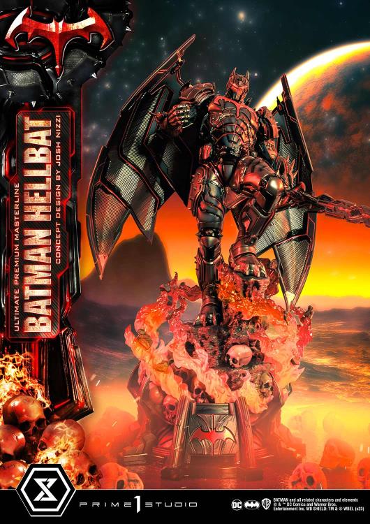 DC Comics Ultimate Premium Masterline Batman (Hellbat Ver.) Deluxe 1/4 Scale Limited Edition Statue (With Bonus) Gallery Image 13