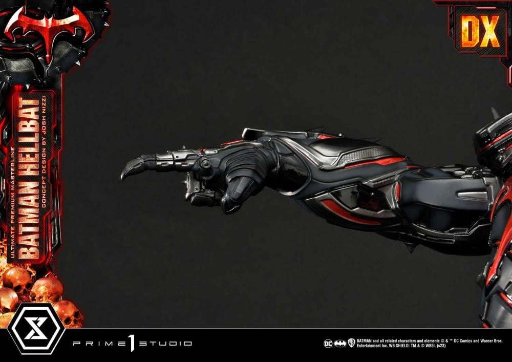 DC Comics Ultimate Premium Masterline Batman (Hellbat Ver.) Deluxe 1/4 Scale Limited Edition Statue (With Bonus) Gallery Image 76