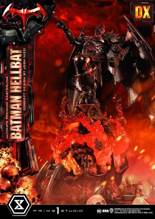 DC Comics Ultimate Premium Masterline Batman (Hellbat Ver.) Deluxe 1/4 Scale Limited Edition Statue (With Bonus) Gallery Image 29