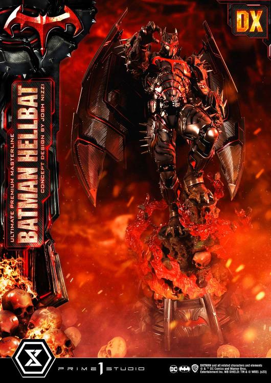 DC Comics Ultimate Premium Masterline Batman (Hellbat Ver.) Deluxe 1/4 Scale Limited Edition Statue (With Bonus) Gallery Image 27