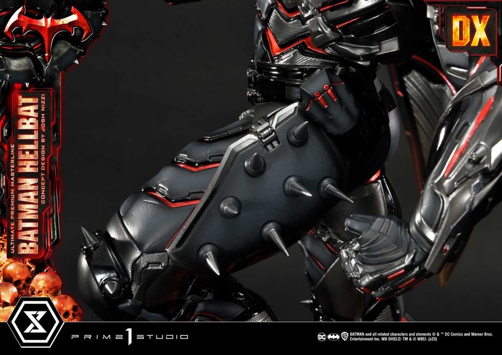 DC Comics Ultimate Premium Masterline Batman (Hellbat Ver.) Deluxe 1/4 Scale Limited Edition Statue (With Bonus) Gallery Image 73