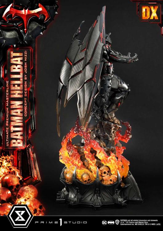 DC Comics Ultimate Premium Masterline Batman (Hellbat Ver.) Deluxe 1/4 Scale Limited Edition Statue (With Bonus) Gallery Image 60