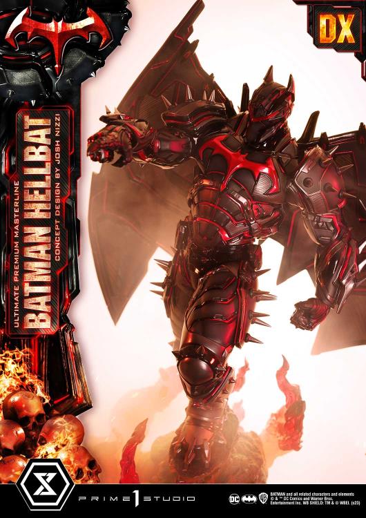 DC Comics Ultimate Premium Masterline Batman (Hellbat Ver.) Deluxe 1/4 Scale Limited Edition Statue (With Bonus) Gallery Image 20