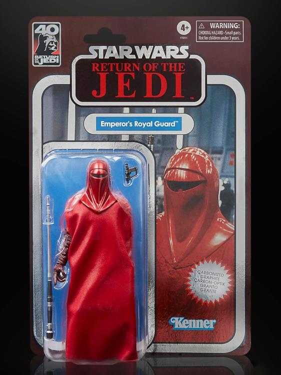 Star Wars: The Black Series 6" Carbonized Collection Emperor’s Royal Guard & TIE Pilot Two-Pack (Return of the Jedi) Exclusive Gallery Image 9