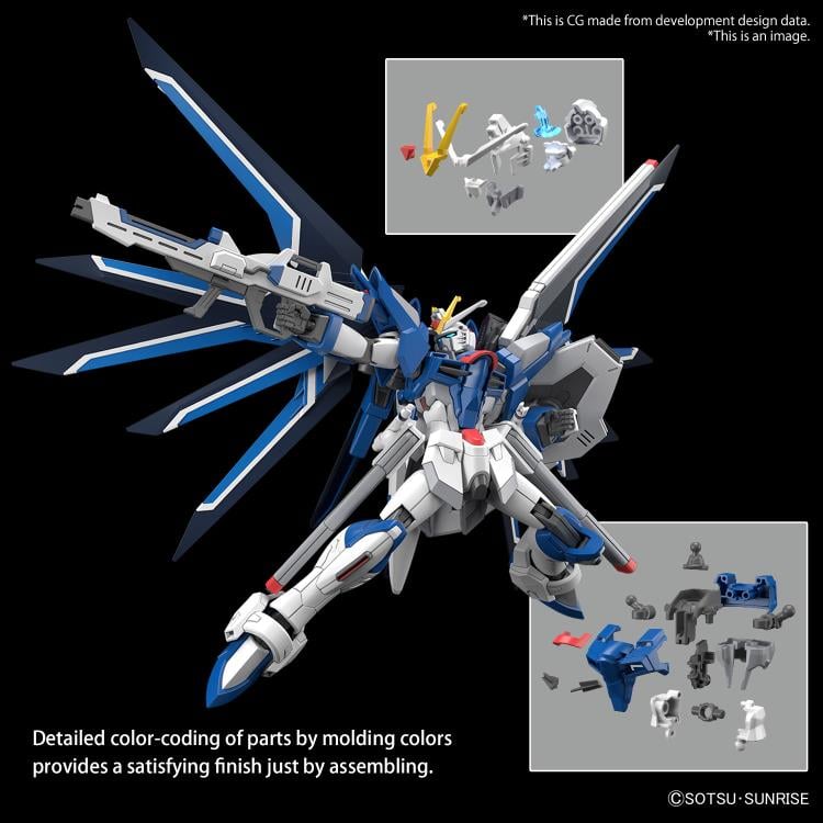 Mobile Suit Gundam SEED Freedom HGGS Rising Freedom Gundam 1/44