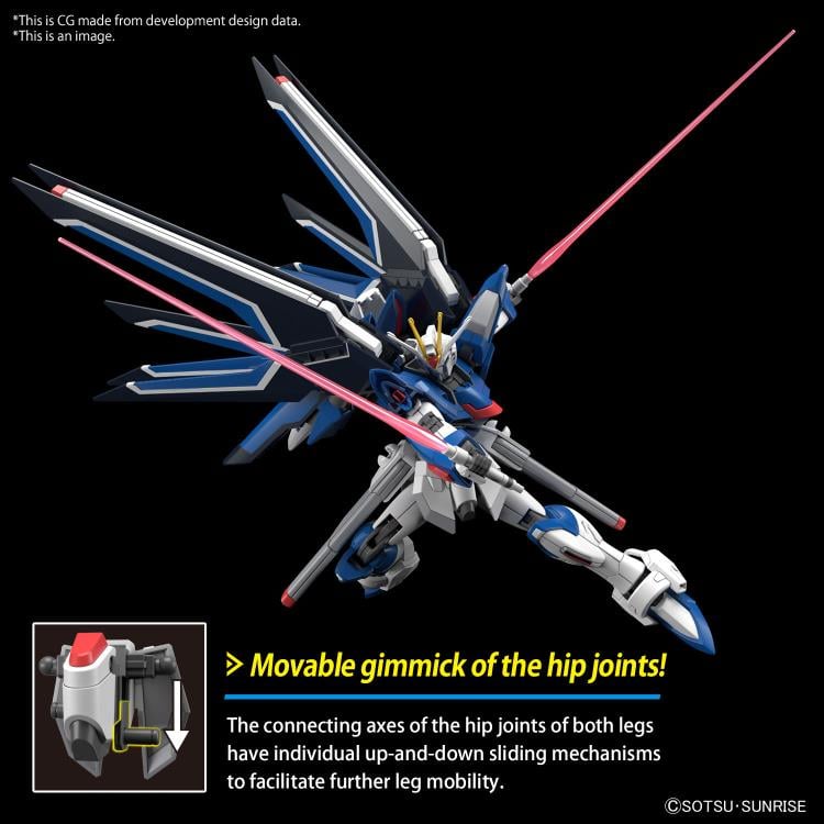 Mobile Suit Gundam SEED Freedom HGGS Rising Freedom Gundam 1/44 Scale Model Kit Gallery Image 10