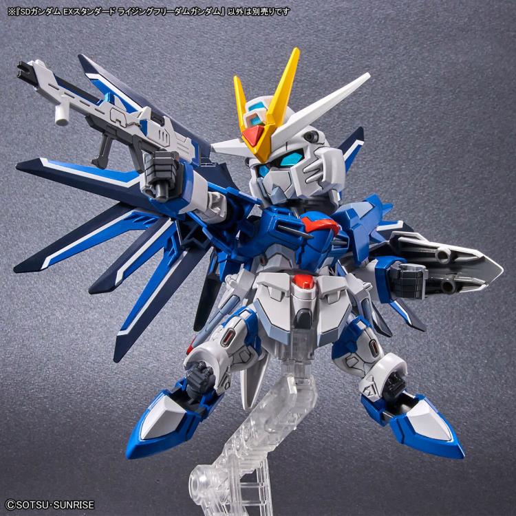 Mobile Suit Gundam SEED Freedom SD Gundam Ex-Standard Rising Freedom Gundam Model Kit Gallery Image 6