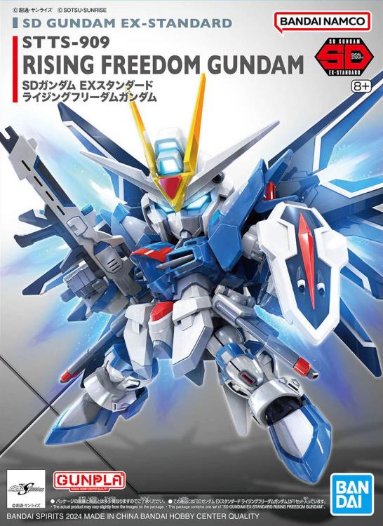 Mobile Suit Gundam SEED Freedom SD Gundam Ex-Standard Rising Freedom Gundam Model Kit Gallery Image 9