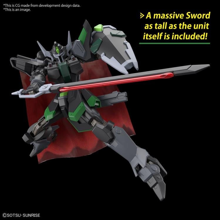 Mobile Suit Gundam SEED Freedom HGCE Black Knight Squad Rud-ro.A (Griffin Arbalest Custom) 1/144 Scale Model Kit Gallery Image 6