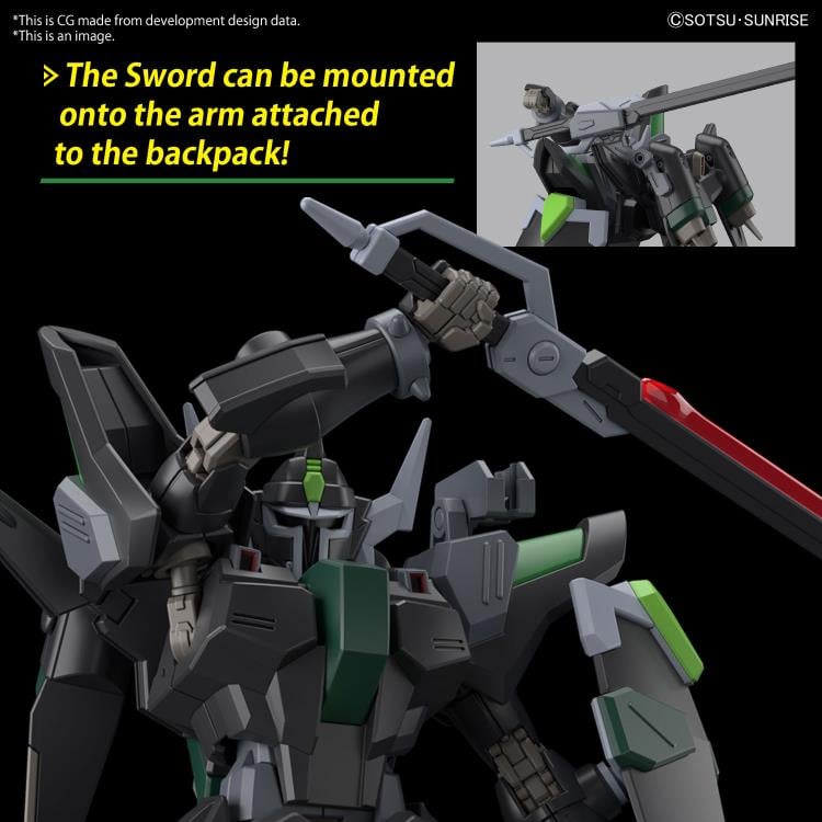 Mobile Suit Gundam SEED Freedom HGCE Black Knight Squad Rud-ro.A (Griffin Arbalest Custom) 1/144 Scale Model Kit Gallery Image 7