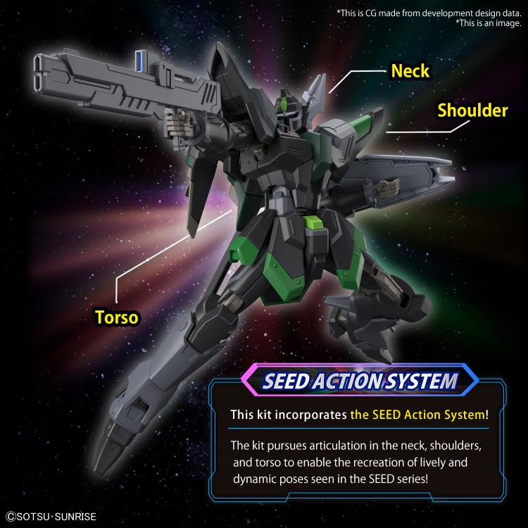 Mobile Suit Gundam SEED Freedom HGCE Black Knight Squad Rud-ro.A (Griffin Arbalest Custom) 1/144 Scale Model Kit Gallery Image 5